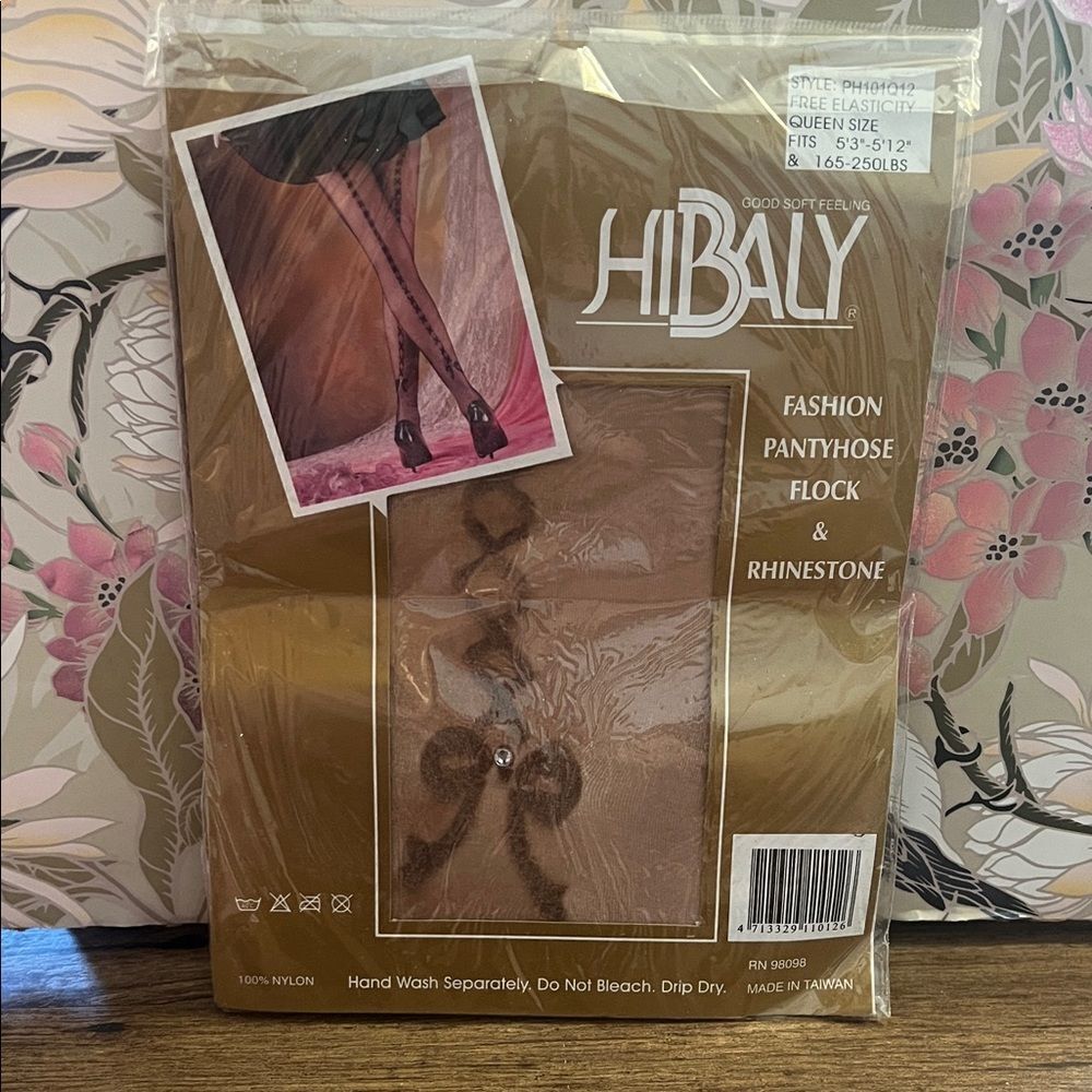 Hibaly Fashion Pantyhose with Rhinestone